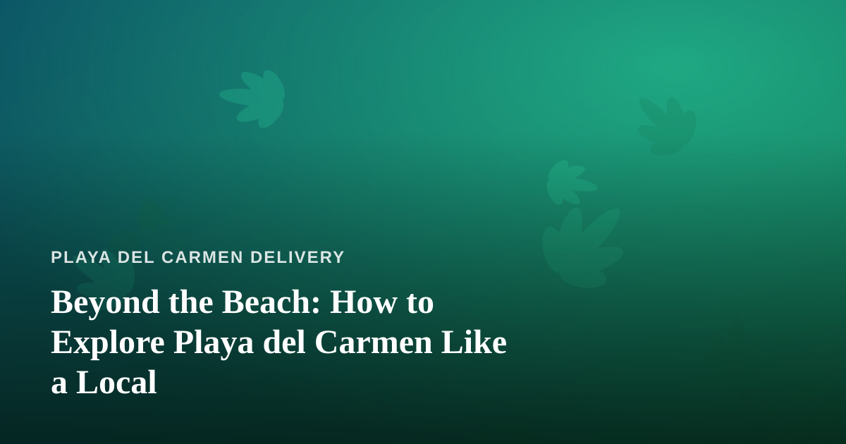 Beyond the Beach: How to Explore Playa del Carmen Like a Local